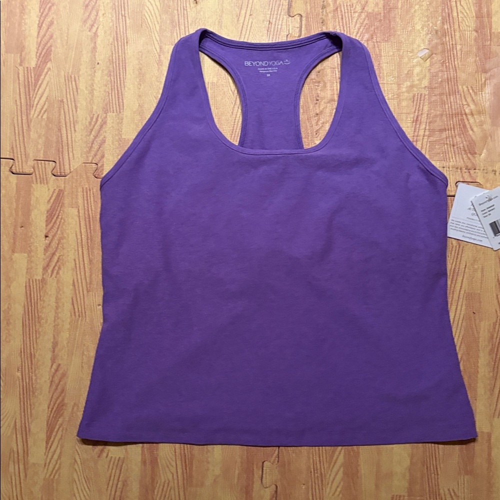 Beyond Yoga space dye lavender cami bra top 3x